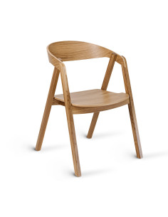 ALDO WOODEN oak chair - Sofalovakedestalas.lt