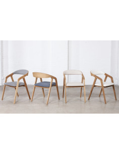 FAME DENZA Soft oak chair - Sofalovakedestalas.lt