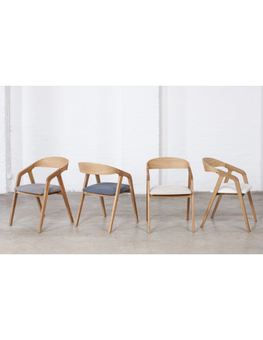 FAME DENZA TENDER oak chair - Sofalovakedestalas.lt