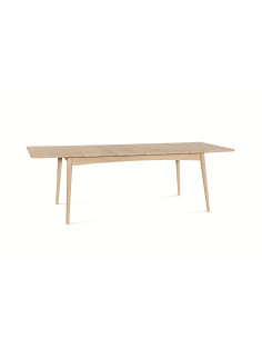 TAMMI BUTTERFLY 180-240x90cm oak, extending table - Sofalovakedestalas.lt