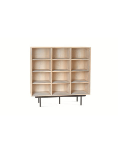 VIVA 140 cm Oak bookshelf - Sofalovakedestalas.lt