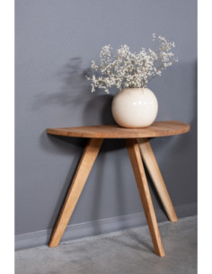 MOON OAKY 70cm oak side table