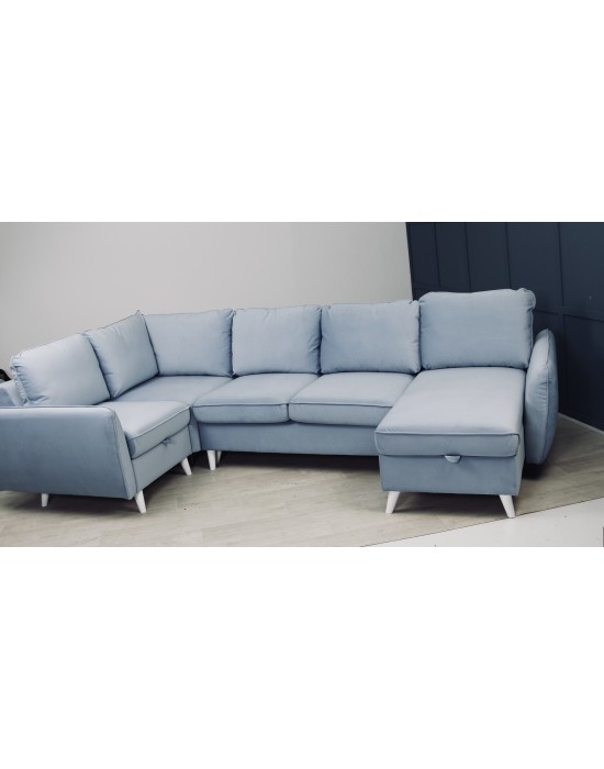 HUGO 3C1 (316x185cm) with chaise longue, corner sofa-bed