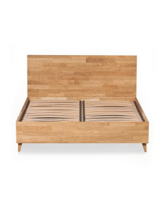 OAK BASE 140 Oak Bed - Sofalovakedestalas.lt