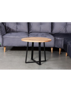 LOFT R Ø50/ Ø60/ Ø70 cm oak round coffee table