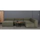 LIVING 2C1 SU ŠEZLONGU MAXI S (338X227cm)  komplektuojama kampinė sofa
