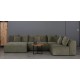 LIVING 2C1 SU ŠEZLONGU MAXI S (338X227cm)  komplektuojama kampinė sofa