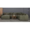 LIVING 2C1 SU ŠEZLONGU MAXI (360X249cm)  komplektuojama kampinė sofa