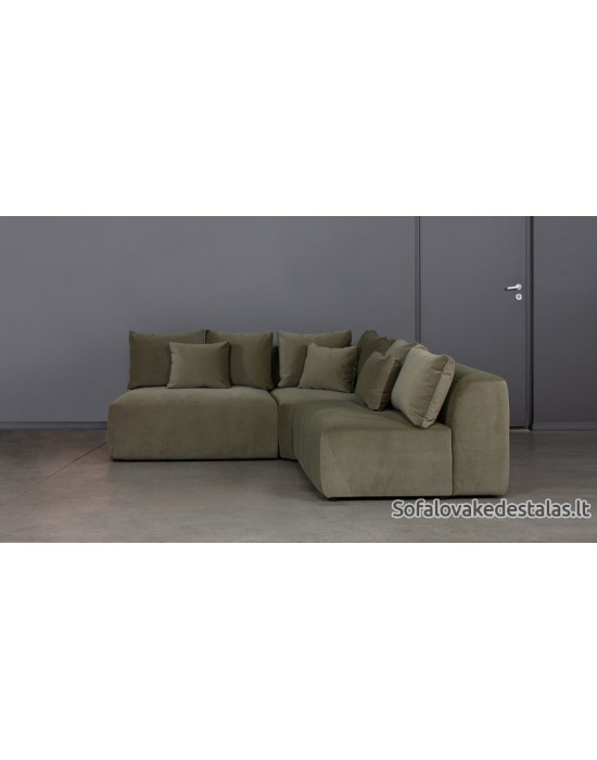 LIVING 1C1 MAXI S (227X227cm)  komplektuojama kampinė sofa
