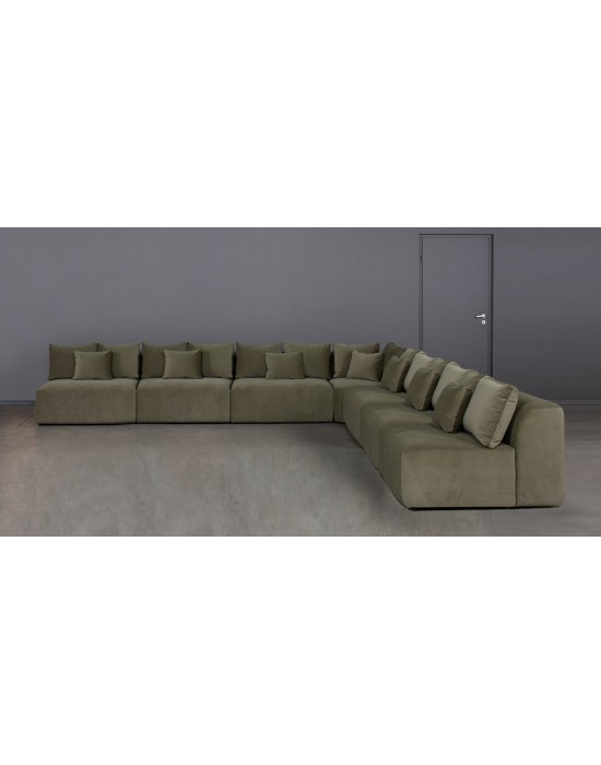 LIVING 3C3 MAXI S (449X449cm)  komplektuojama kampinė sofa
