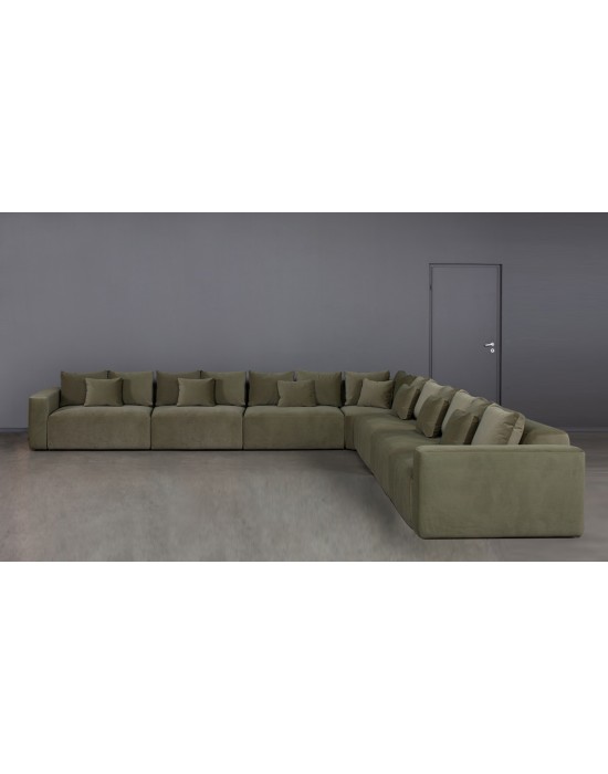 LIVING 3C3 MAXI (470X470cm) komplektuojama kampinė sofa
