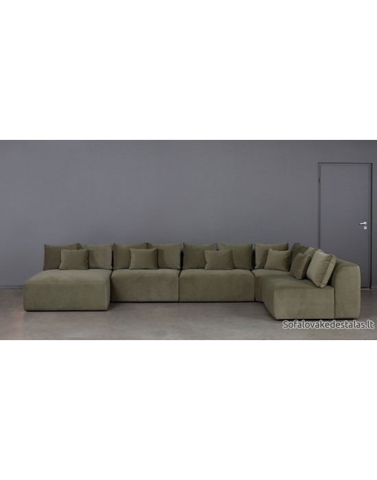 LIVING  2C1 WITH CHAISE LONGUE MAXI S (338X227cm) corner sofa