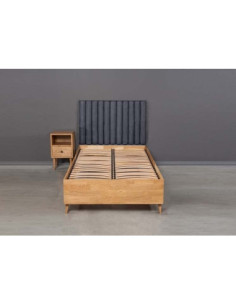 Oak Bed GLAM OAK BASE 120