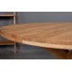 CIRLCE Ø140-190 oak table with extentions