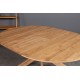 CIRLCE Ø140-190 oak table with extentions