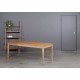 LOCK  BLACK MIX 160-215X90 oak table with extention
