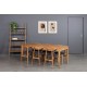 LOCK  BLACK MIX 160-215X90 oak table with extention