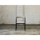 FAME DENZA BLACK Soft oak chair