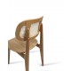 LULA CANE (66cm) ozolkoka pusbāra krēsls