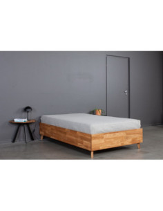 OAK BASE 120 Oak Bed Frame