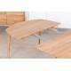 SLAVAN Ø140-180-220 oak table with extentions