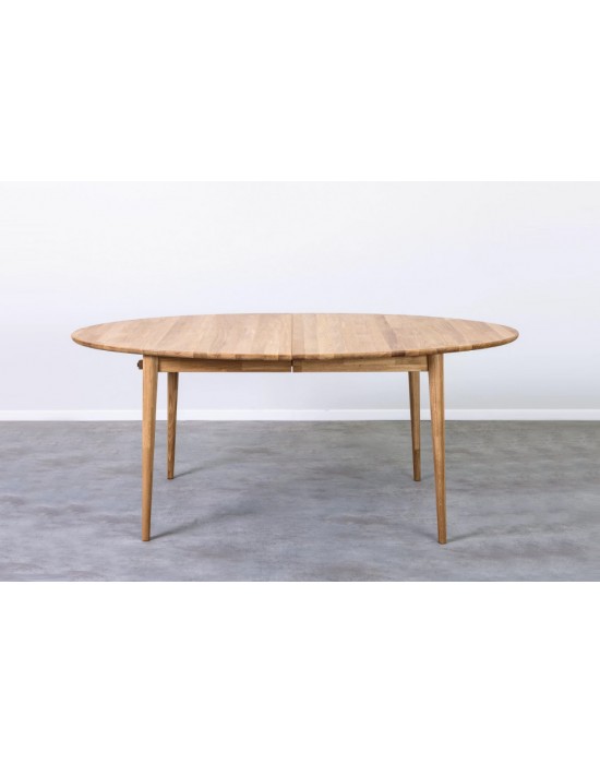 FUTURA 180-220X110 oval oak table with extention