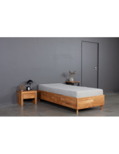 OAK BASE 90 Oak Bed Frame