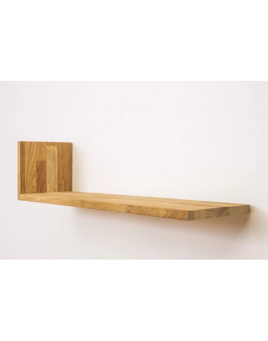 L SHAPE (100x20x20cm) oak shelf