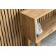 Close (120x24x32cm) oak shelf