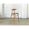 SOLO WOODEN (62cm) oak semi bar chair wooden