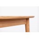 SLAVAN 200-250X100  oak table with extention
