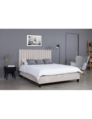 Bed, with slats and bedding box