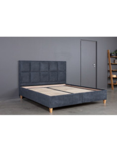 Bed LIMA 160, with slatted frame and bedding box