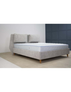 Bed SATIN 140, with slats and bedding box