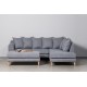OSLO PREMIUM (256X210cm) 8 pagalvės kampinė sofa