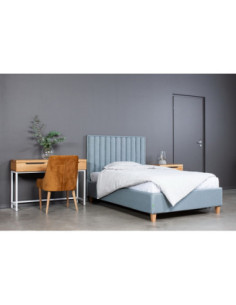 Bed GLAM 120, with slats and bedding box