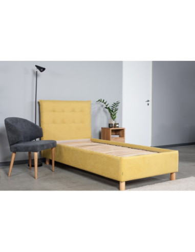 Bed HELSINKI 90, with slatted frame and bedding box