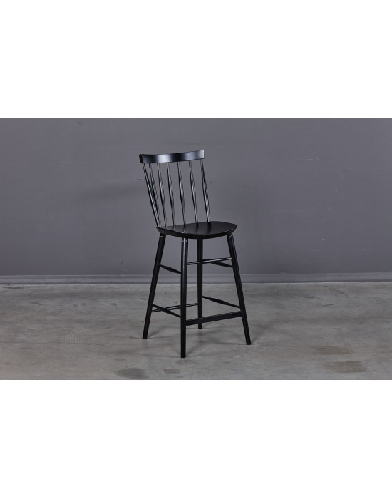 GRACE Black pusbario (64cm) kėdė